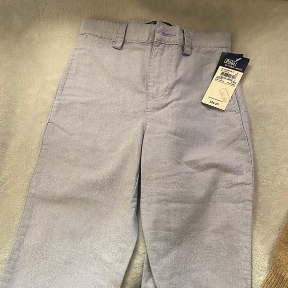 NWT Light Blue Boys Linen Dress Pants 2T - Picture 1 of 4